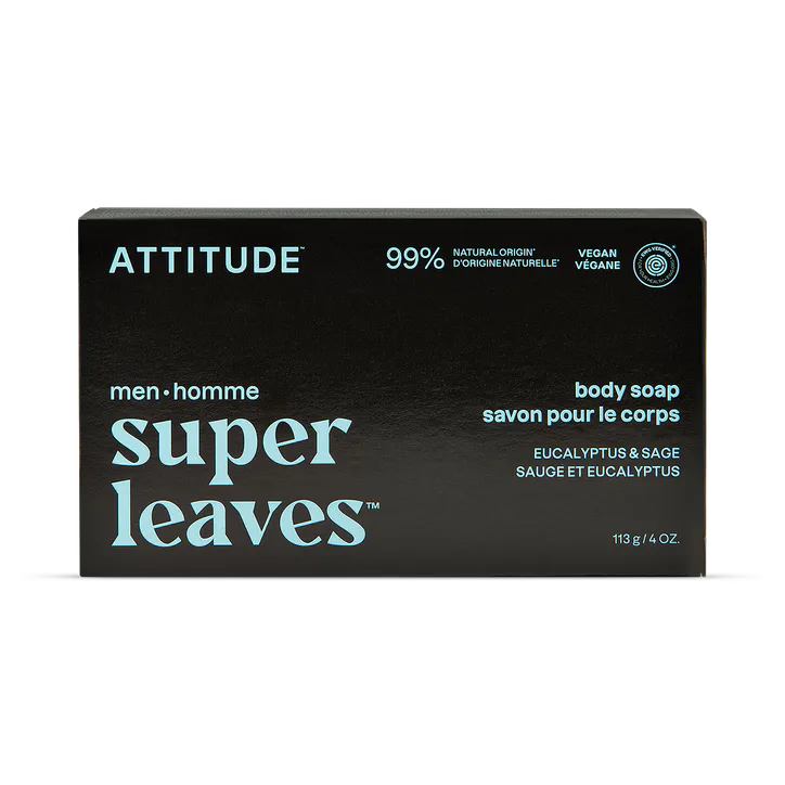 Attitude Men's Body Soap Eucalyptus & Sage