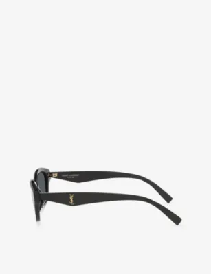 SAINT LAURENT SL M172 Rectangle-Frame Acetate Sunglasses detail 2