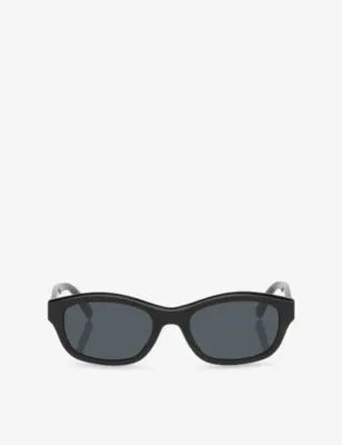 SAINT LAURENT SL M172 Rectangle-Frame Acetate Sunglasses
