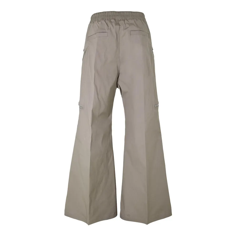 Rick Owens Men's Heizer BelasPnt Cargo Trousers in Dust, additional product view 2