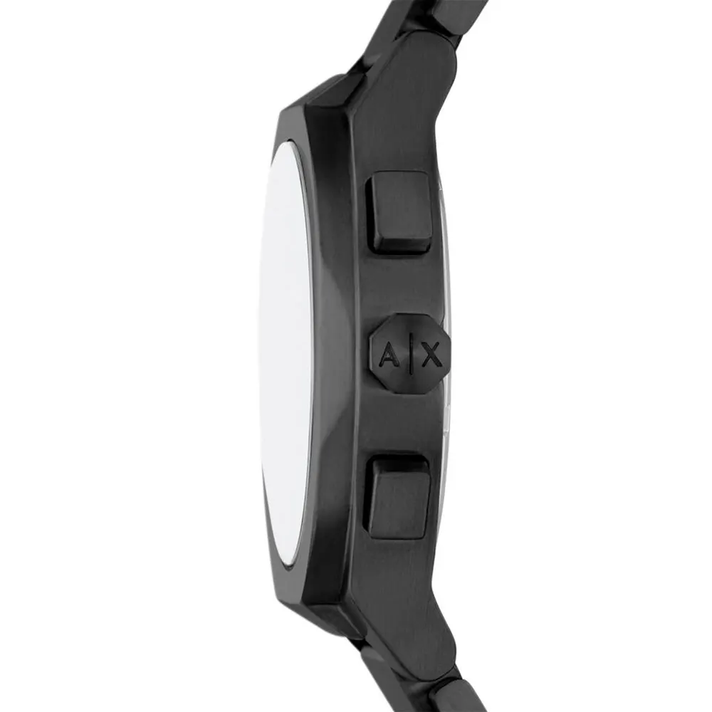 Armani Exchange Sync Chronograph Black Stainless Steel Mens Watch detail 2