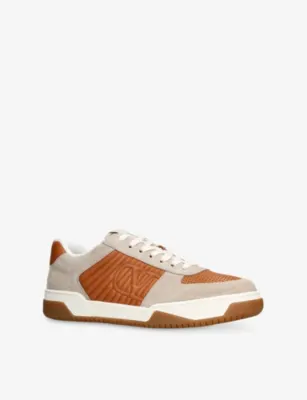 VALENTINO GARAVANI Sparry Leather Trainers - EUR 46 / 12 UK MEN in TAN COMB, additional product view 3
