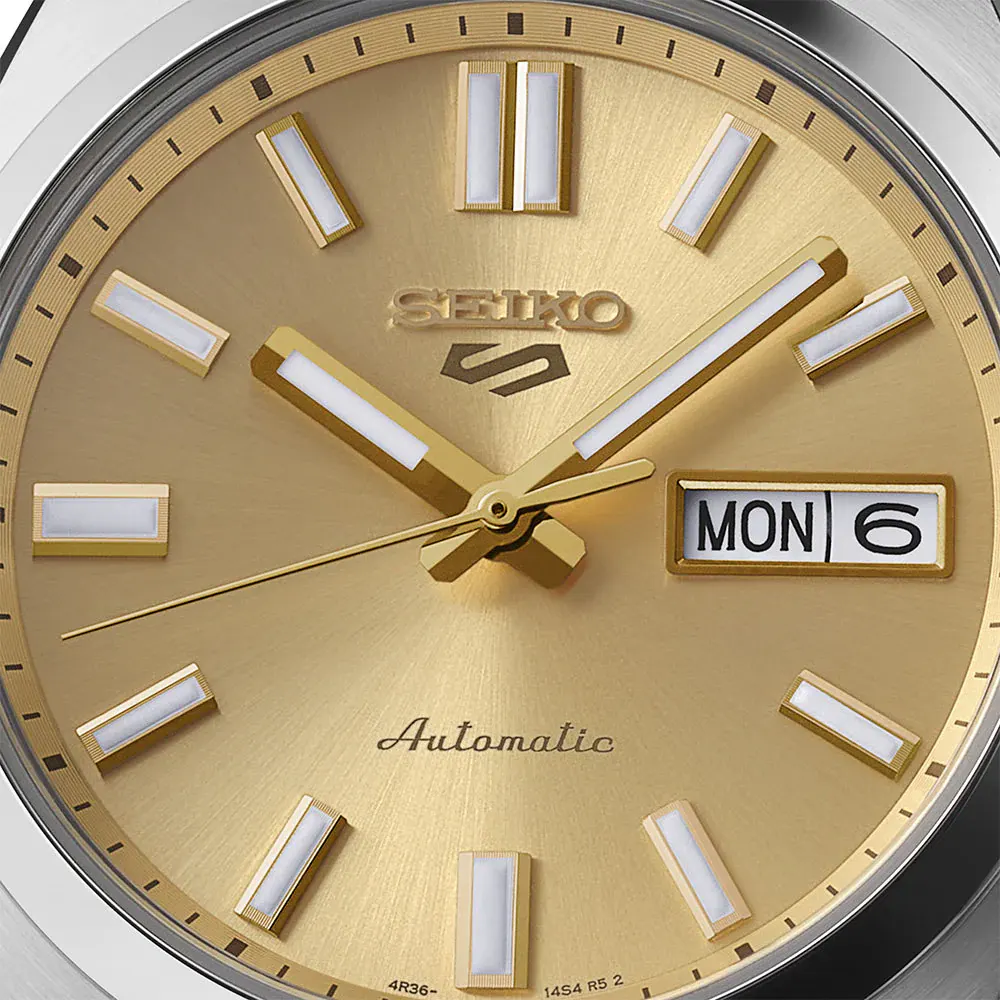 Seiko 5 Sports 5 Sports SNXS Vintage Gold Collection 37.4mm Mens Watch in Gold, additional product view 2