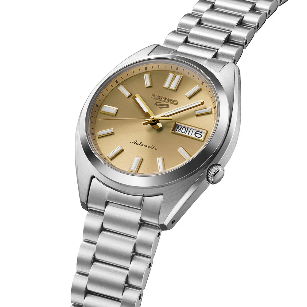 Seiko 5 Sports 5 Sports SNXS Vintage Gold Collection 37.4mm Mens Watch in Gold, additional product view 3