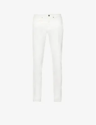 FRAME L'homme slim-fit tapered stretch-denim jeans