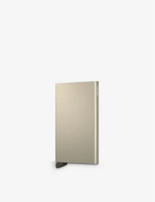 SECRID Cardprotector logo-print metal cardholder
