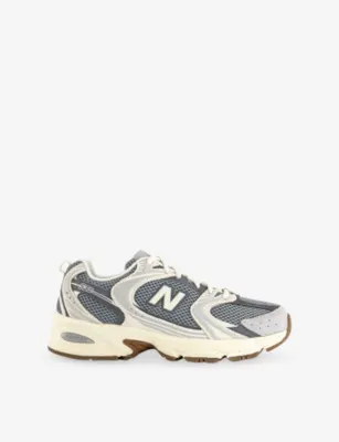 NEW BALANCE MR530 Leather and Mesh Trainers - RAINCLOUD - 12