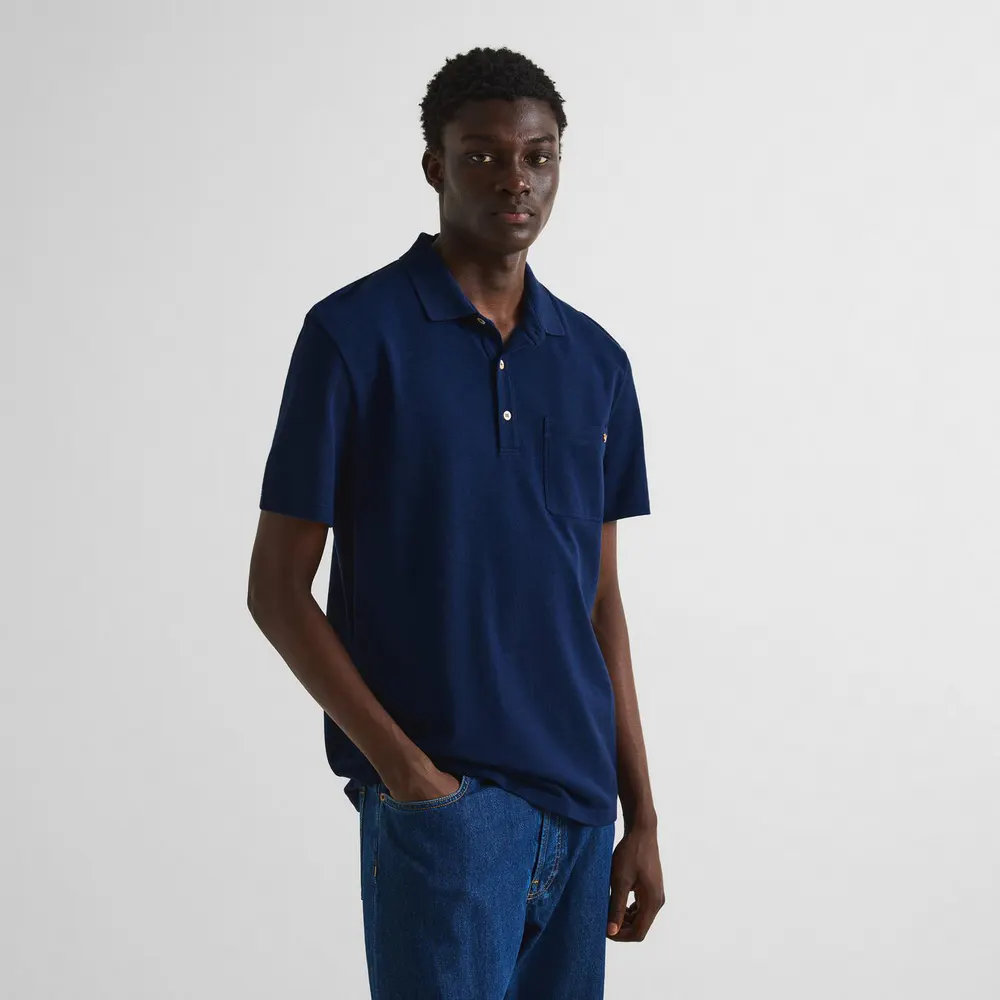 Valentino Val Piquet Polo Sn64 in Indaco, additional product view 3