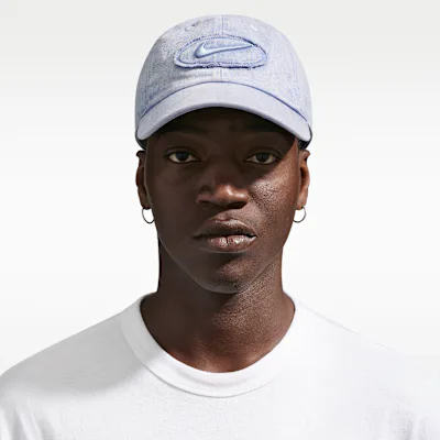 Nike Club unstructured denim patch cap - Work Blue/Work Blue