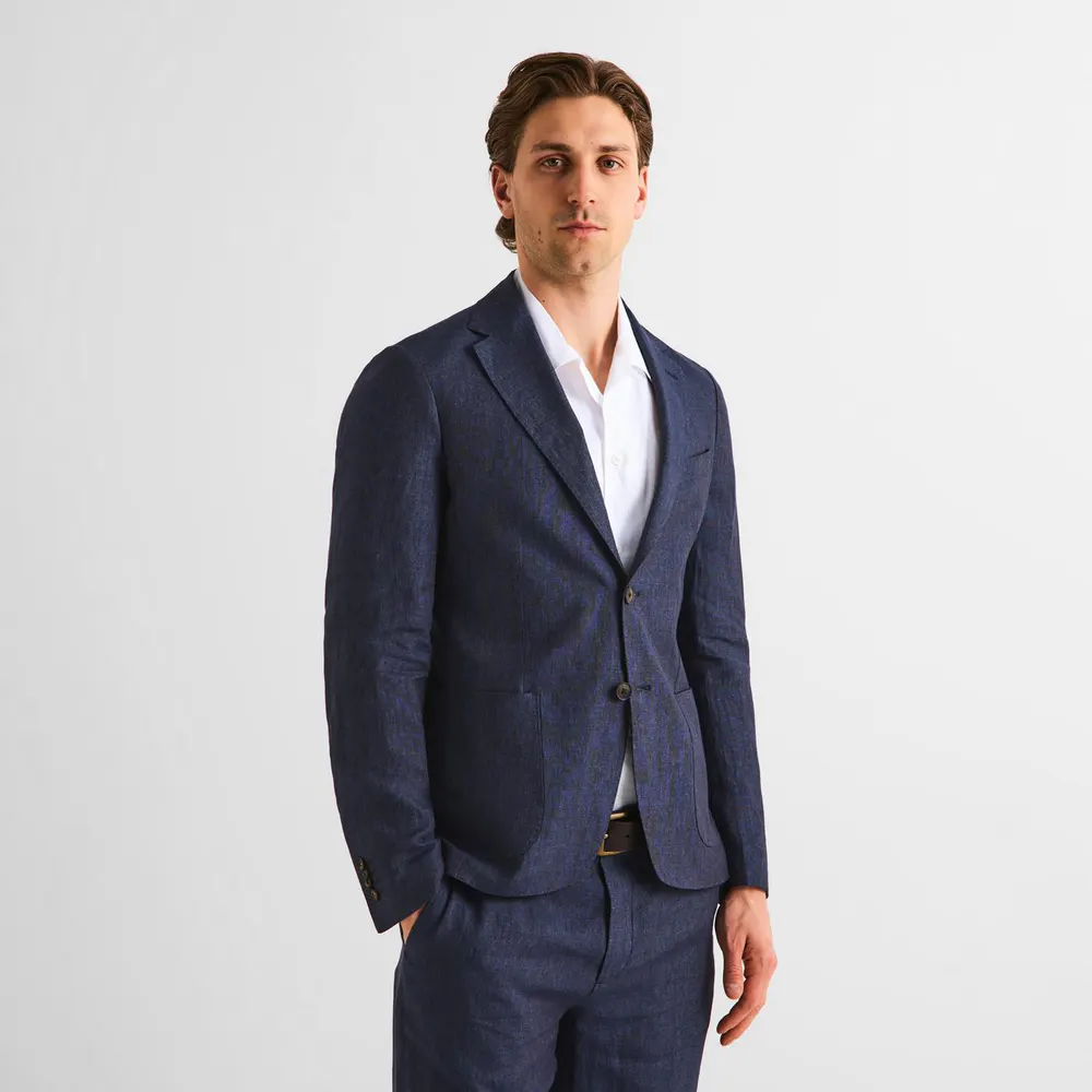 Pal Zileri Men's Linen Blazer detail 3