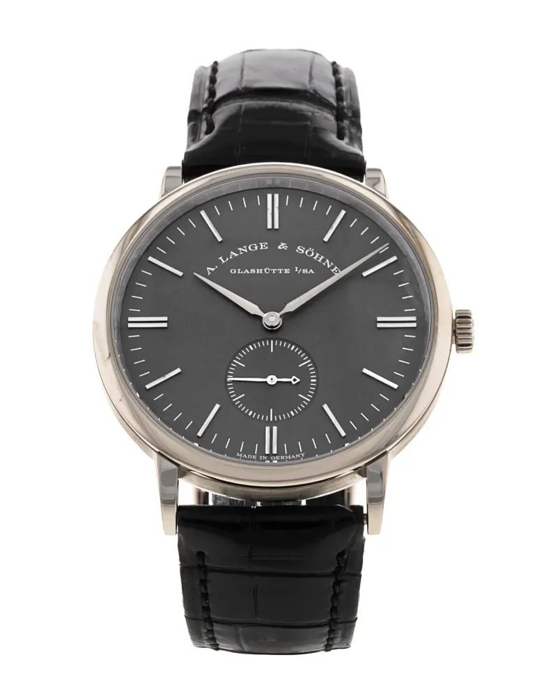 A. Lange and Sohne Saxonia 216.027 — 2015 — Very good in Grey – Pre-owned watches
