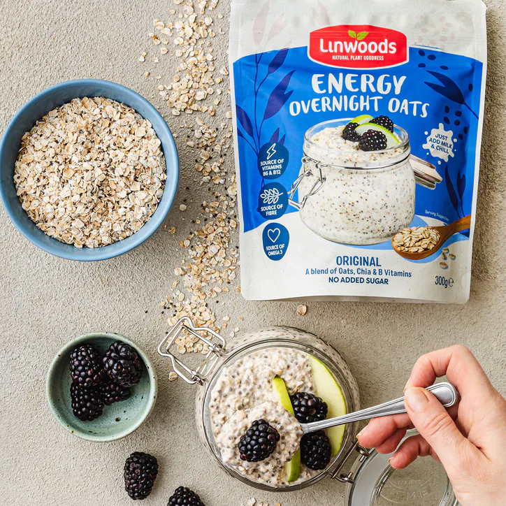 Linwoods Overnight Oats Original Energy 300g detail 3