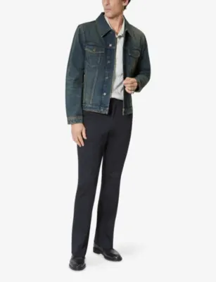 THE KOOPLES Chest-Pocket Faded Denim Jacket detail 2