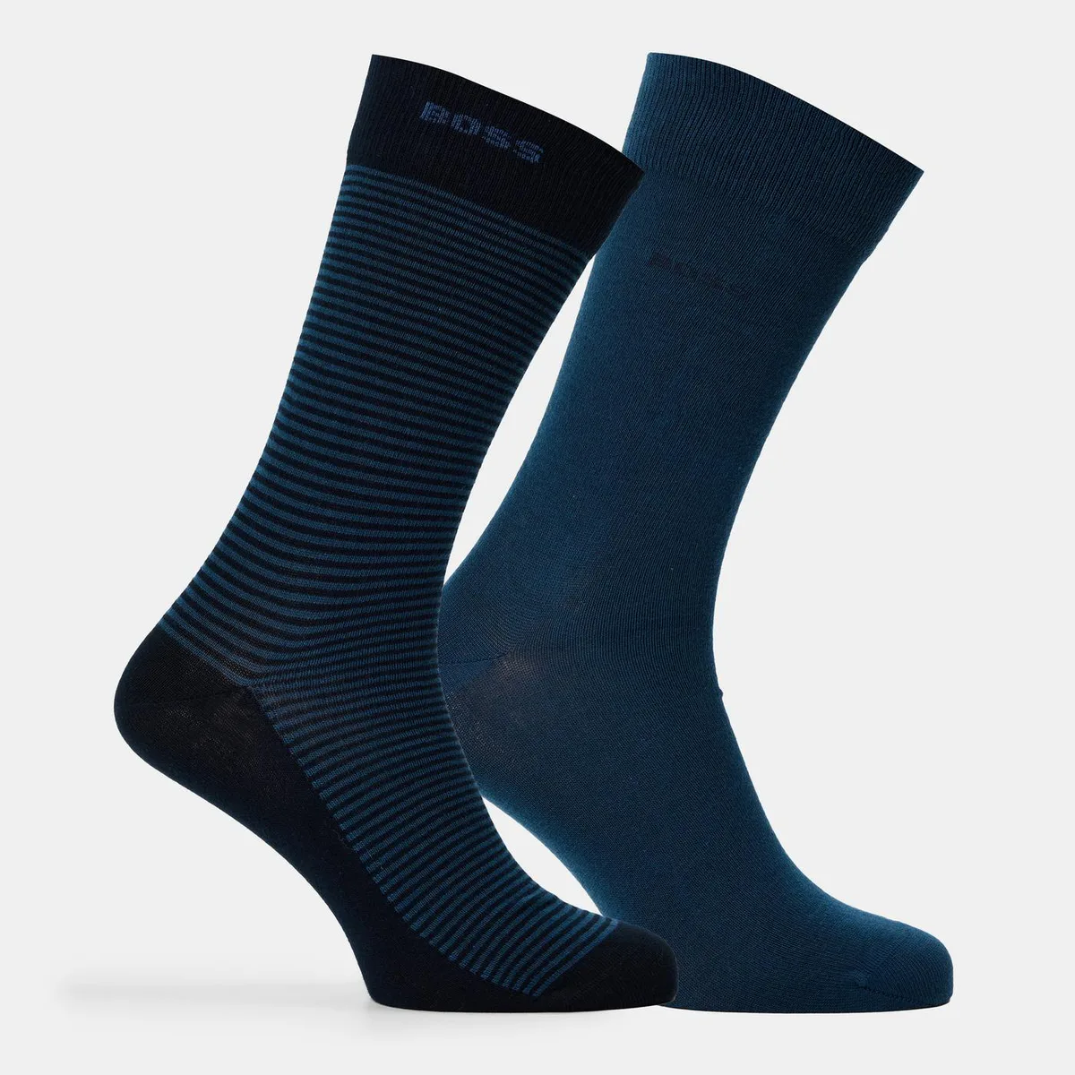 Boss 2 Pack Striped Socks