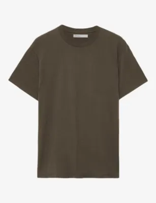 ALLSAINTS Hale Short-Sleeved Cotton-Jersey T-Shirt - Washed Black detail 2