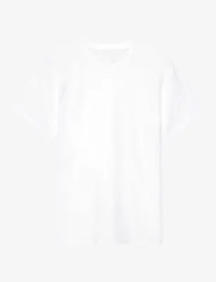 ALLSAINTS Hale Short-Sleeved Cotton-Jersey T-Shirt - Washed Black