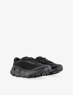 ON Cloudsoma Mesh Trainers - EUR 42.5 / 8.5 UK MEN in BLACK BLACK, additional product view 3