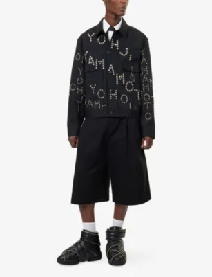YOHJI YAMAMOTO Stud-Embellished Denim Jacket detail 2