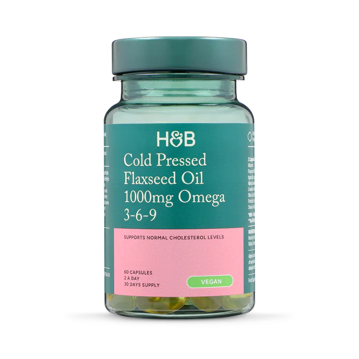 For Him Vegan Flaxseed Triple Omega 3-6-9 Oil 60 Capsules
