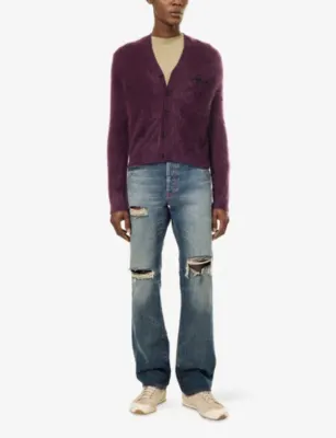 ACNE STUDIOS 1996M Action Re-Edition Worn Straight-Leg Denim Jeans detail 2