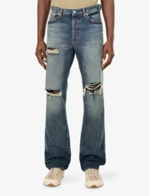 ACNE STUDIOS 1996M Action Re-Edition Worn Straight-Leg Denim Jeans detail 3