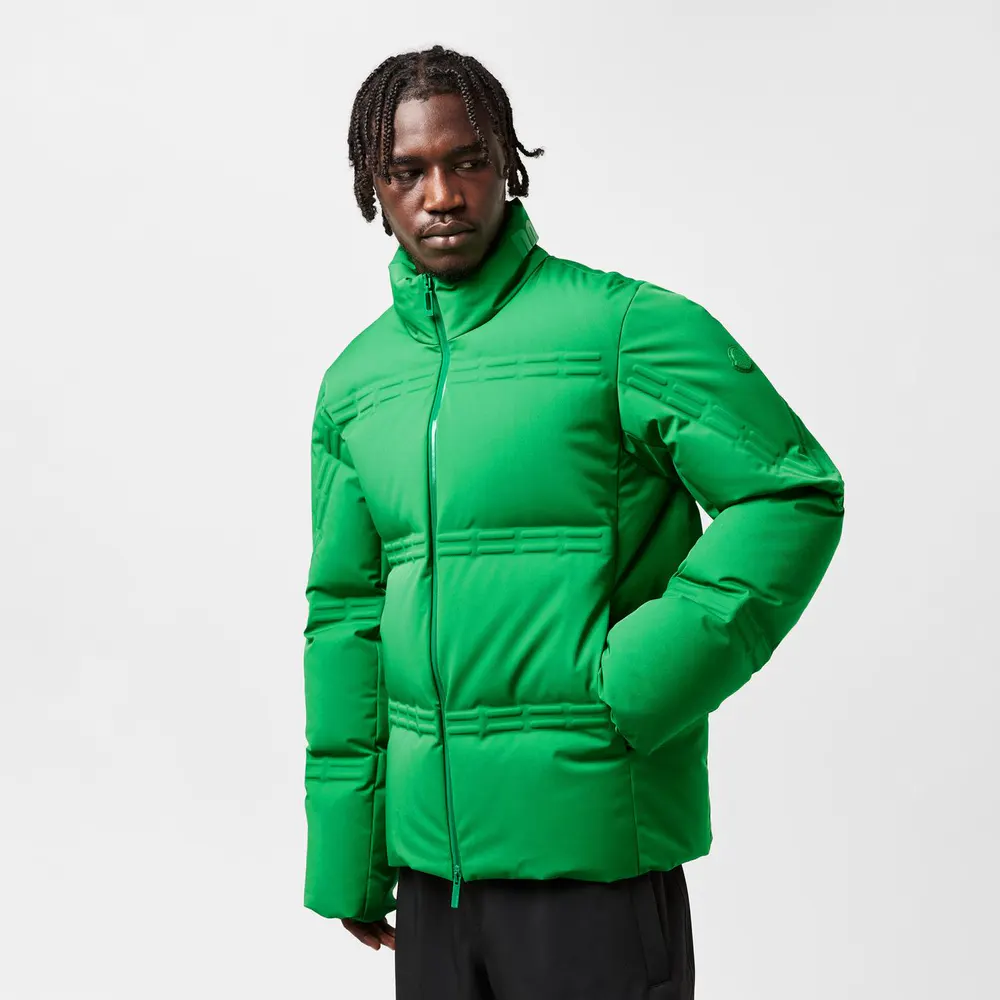 Moncler Men's A$AP Rocky Rally Long Sleeve Short Puffer Jacket detail 3