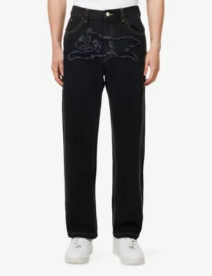 ICECREAM Running Dog Double Scoop Straight-Leg Denim Jeans detail 3