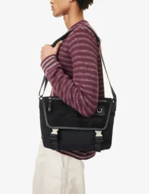 LOEWE Medium Flex Messenger Canvas and Suede Shoulder Bag detail 2
