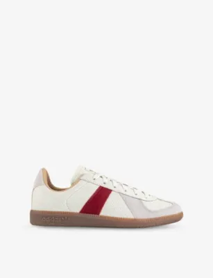 ADIDAS BW Army Leather Trainers - EUR 44.5 / 10.5 UK MEN in WHITE RED GUM – Mens | Trainers | Lace up trainers