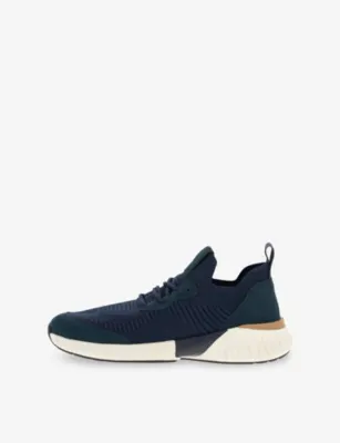 BOGGI MILANO Endurance Technical Knitted Trainers - EUR 45 / 11 UK MEN in NAVY BLUE – Mens | Trainers | Lace up trainers