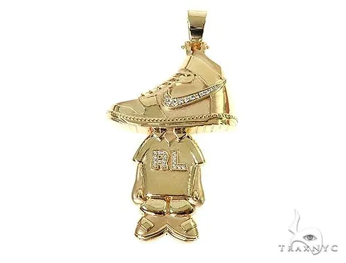 RINA - For Him CUSTOM 14K Gold Custom Sneakerhead Pendant 66324 in Rose Gold – Pendant