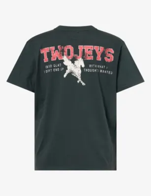 TWOJEYS Sterling Graphic-Print Cotton-Jersey T-Shirt in BLACK – Mens | Tops & t-shirts | T-Shirts | Printed T-Shirts