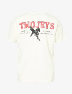 TWOJEYS Sterling Graphic-Print Cotton-Jersey T-Shirt in WHITE – Mens | Tops & t-shirts | T-Shirts | Printed T-Shirts