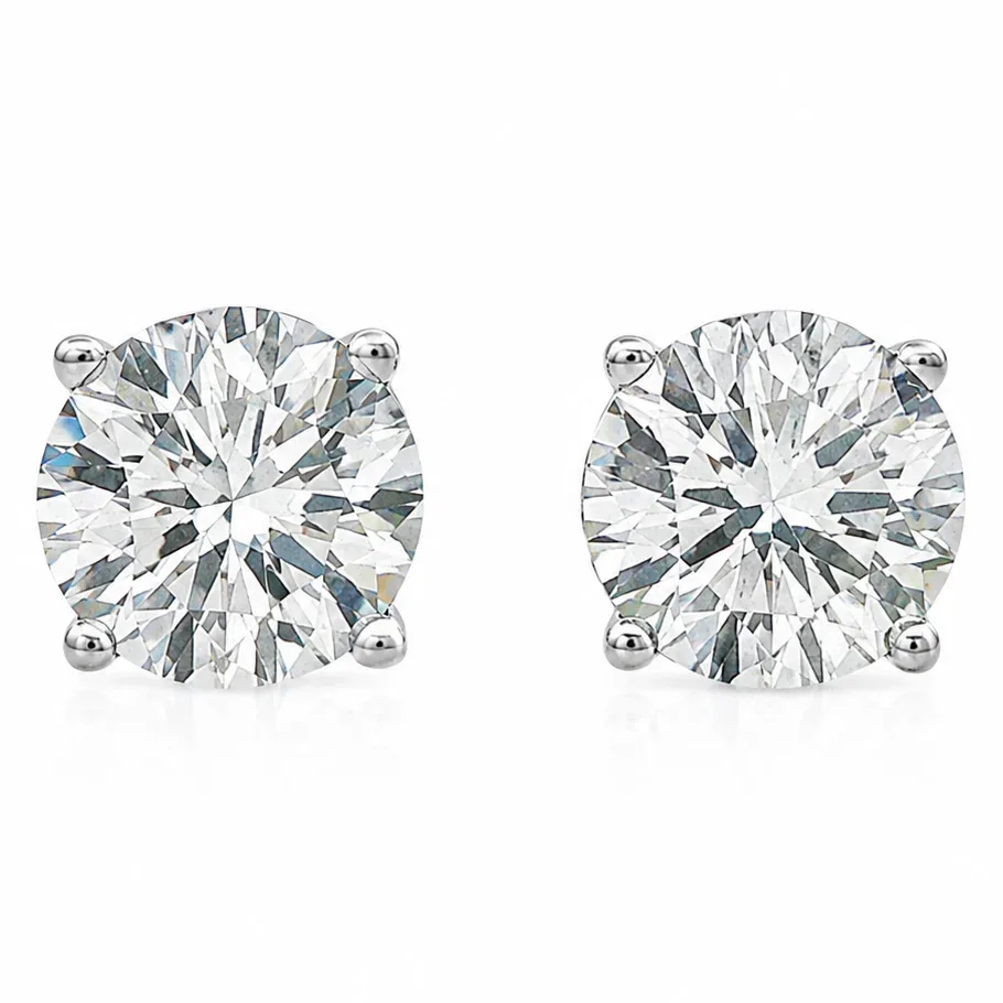 AHMED - EVOLVD DIAMONDS .925 Silver Diamond Earrings 3.0 Ctw 71508 – Earrings