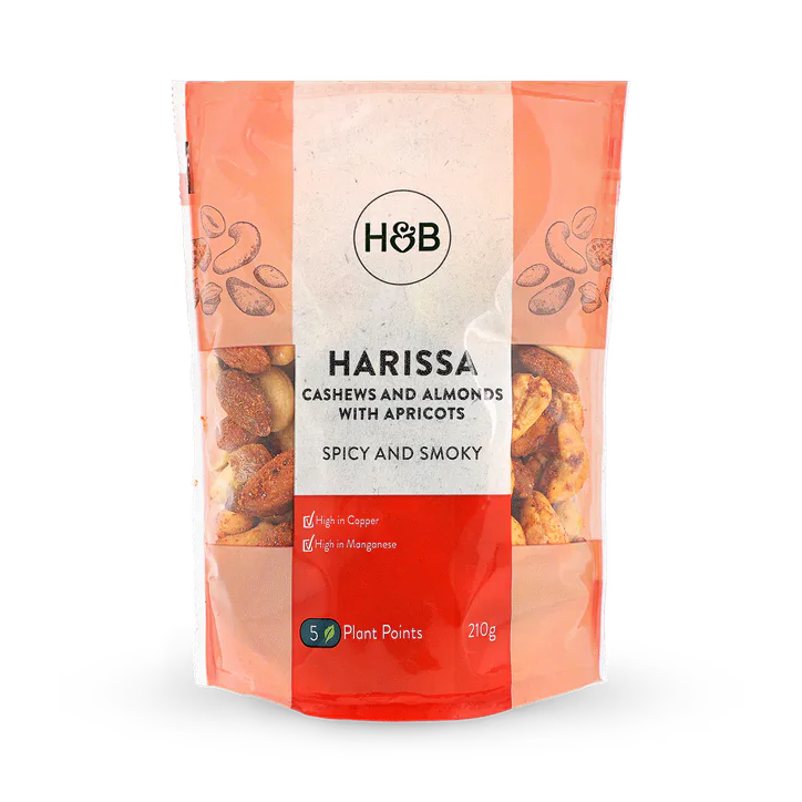 For Him Harissa Cashews and Almonds with Apricots 210g
