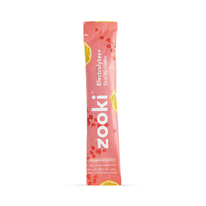 Zooki Electrolytes+ Skin Radiance, Pomegranate Flavour 30 Sachets detail 2