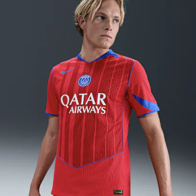 Nike Paris Saint-Germain 2025/26 Match Third Men's Nike Dri-FIT ADV Total 90 Football Authentic Shirt - Global Red/Sport Red/Hyper Royal