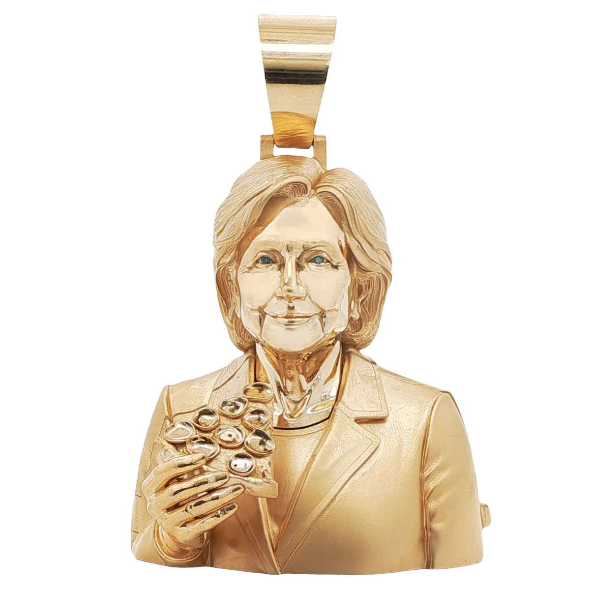 DANNY - For Him CUSTOM One of One Hillary, Chelsea, and Ghislaine Pizza Pendant 71182 – Pendant