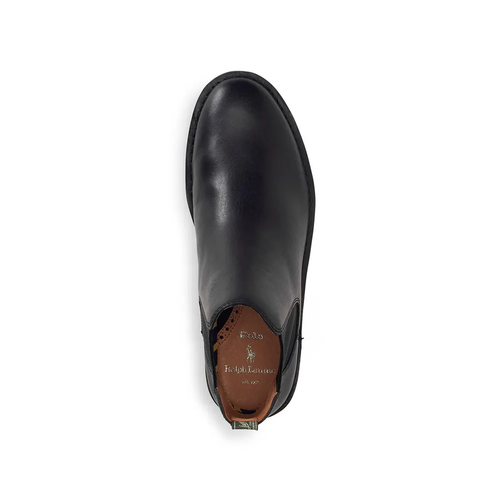 Polo Ralph Lauren Men's Talan Leather Chelsea Boots detail 3