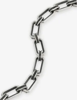 NINETWOFIVE Aqwas Sterling-Silver Link Bracelet - L detail 3