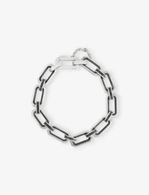 NINETWOFIVE Aqwas Sterling-Silver Link Bracelet - L