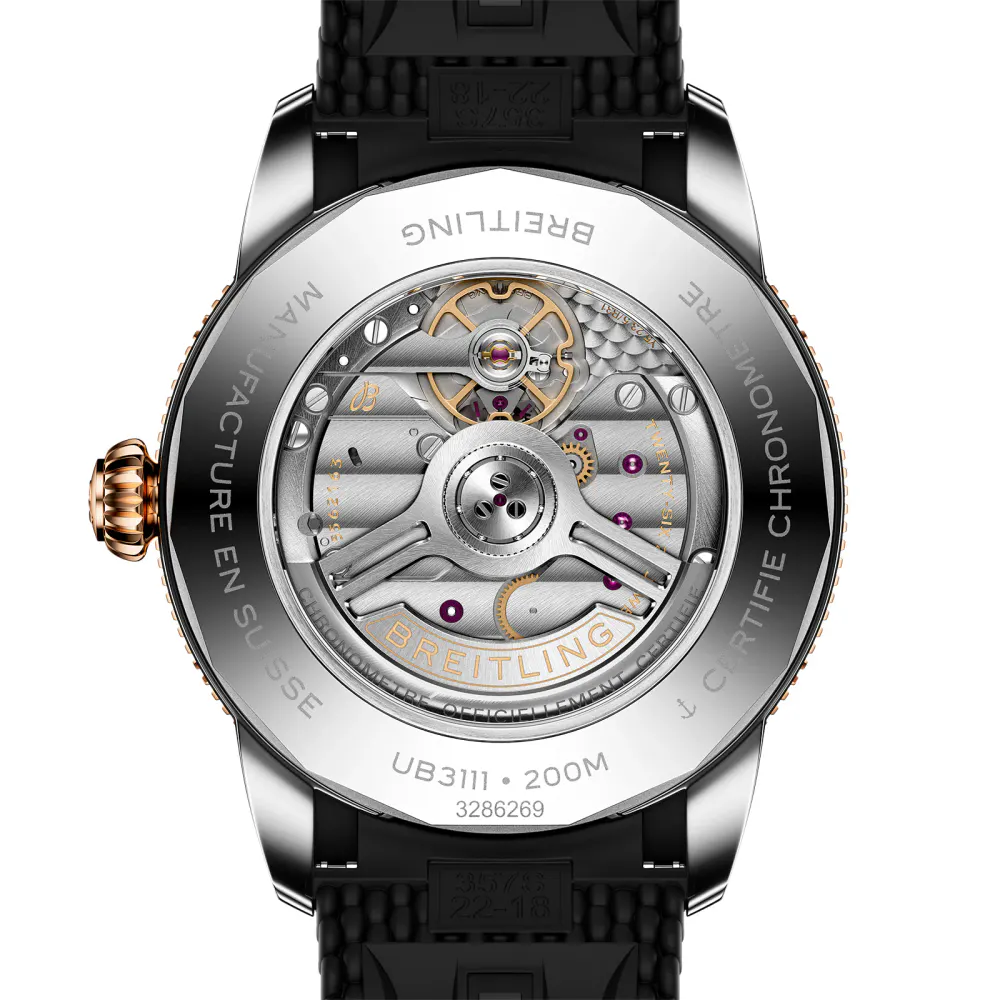 Breitling Superocean Heritage B31 Automatic 42mm Mens Watch Black Rubber in Black, additional product view 2