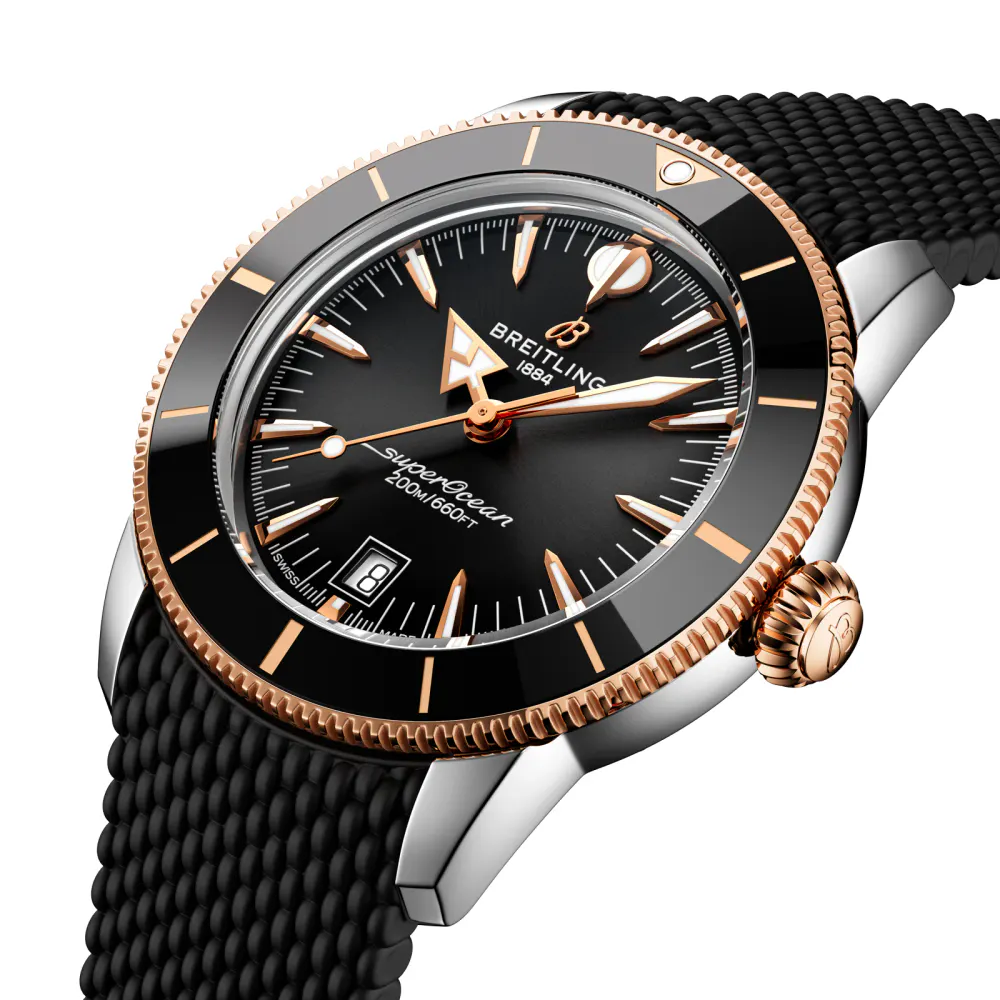 Breitling Superocean Heritage B31 Automatic 42mm Mens Watch Black Rubber in Black, additional product view 3