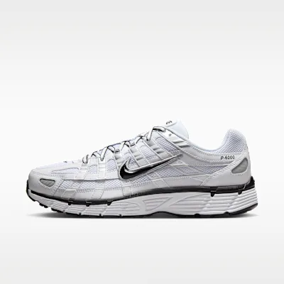 Nike P-6000 Shoes - White/Metallic Silver/Black/Black