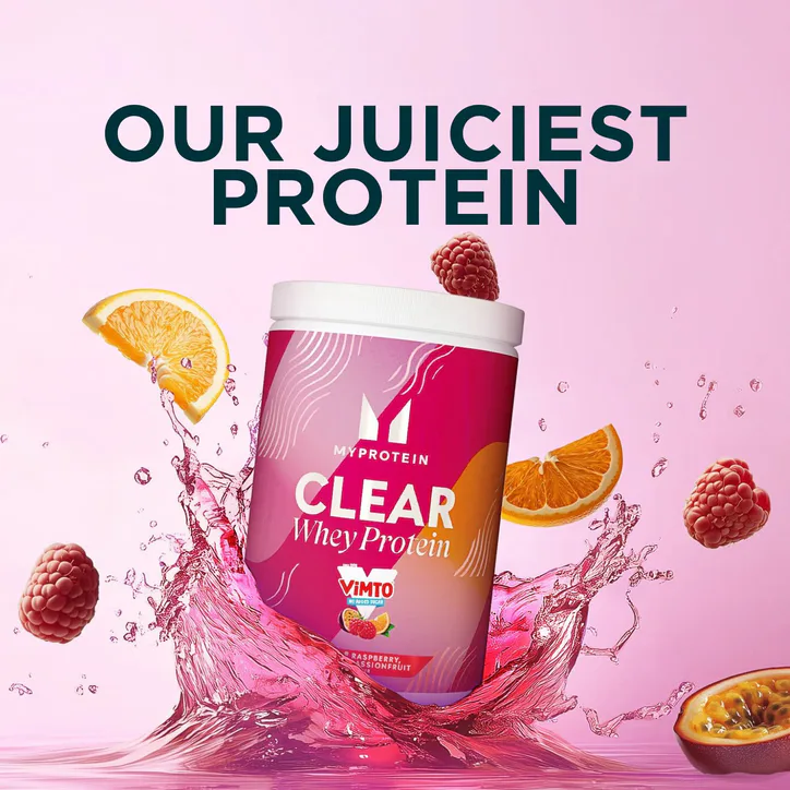 Myprotein Clear Whey Vimto Raspberry Orange & Passionfruit 261g detail 2