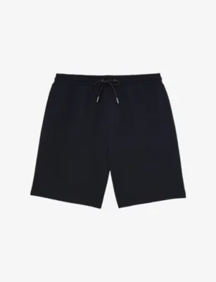 REISS Renly Textured Drawstring-Waist Stretch-Woven Shorts