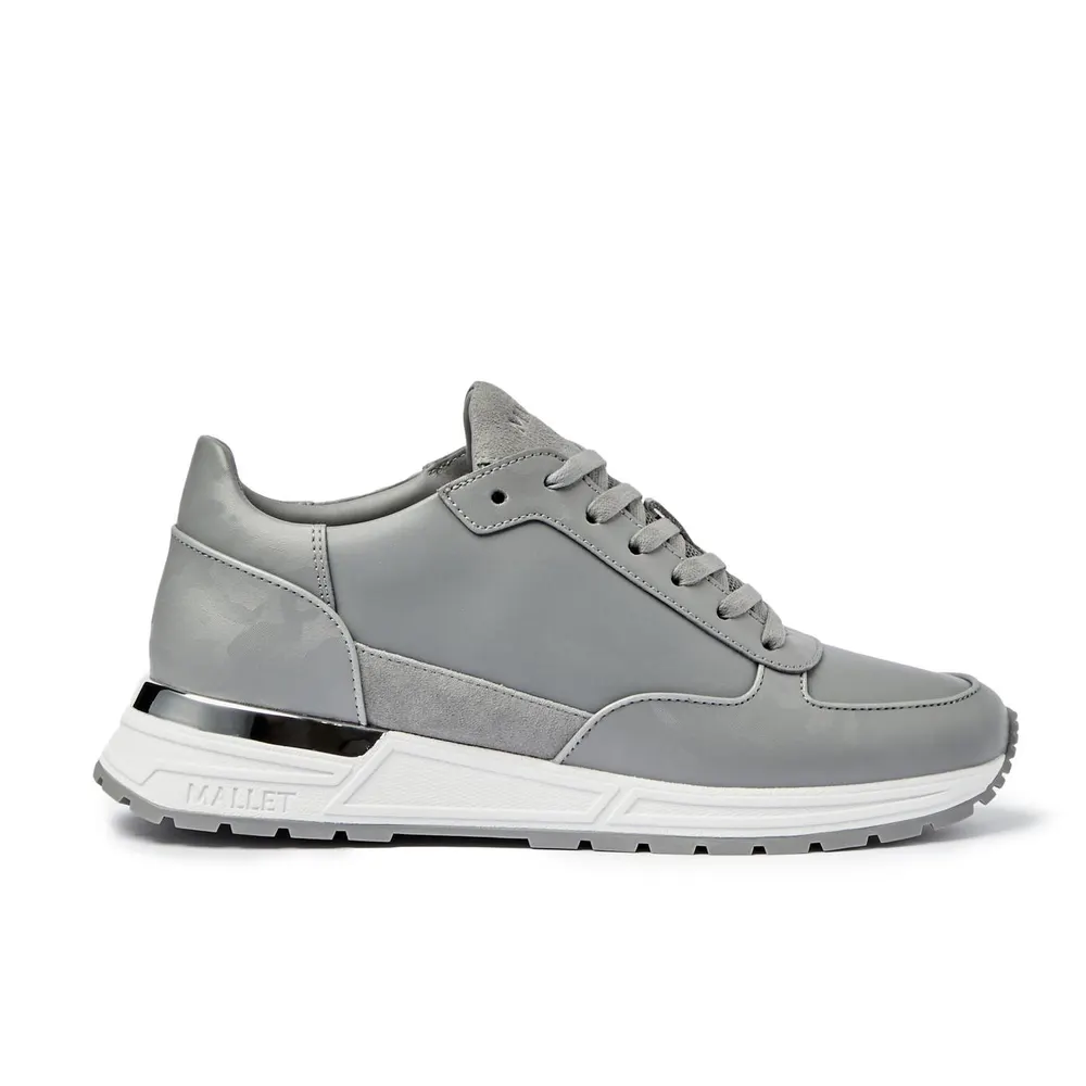 Mallet Popham Camo Trainers in Camo Grey – Footwear