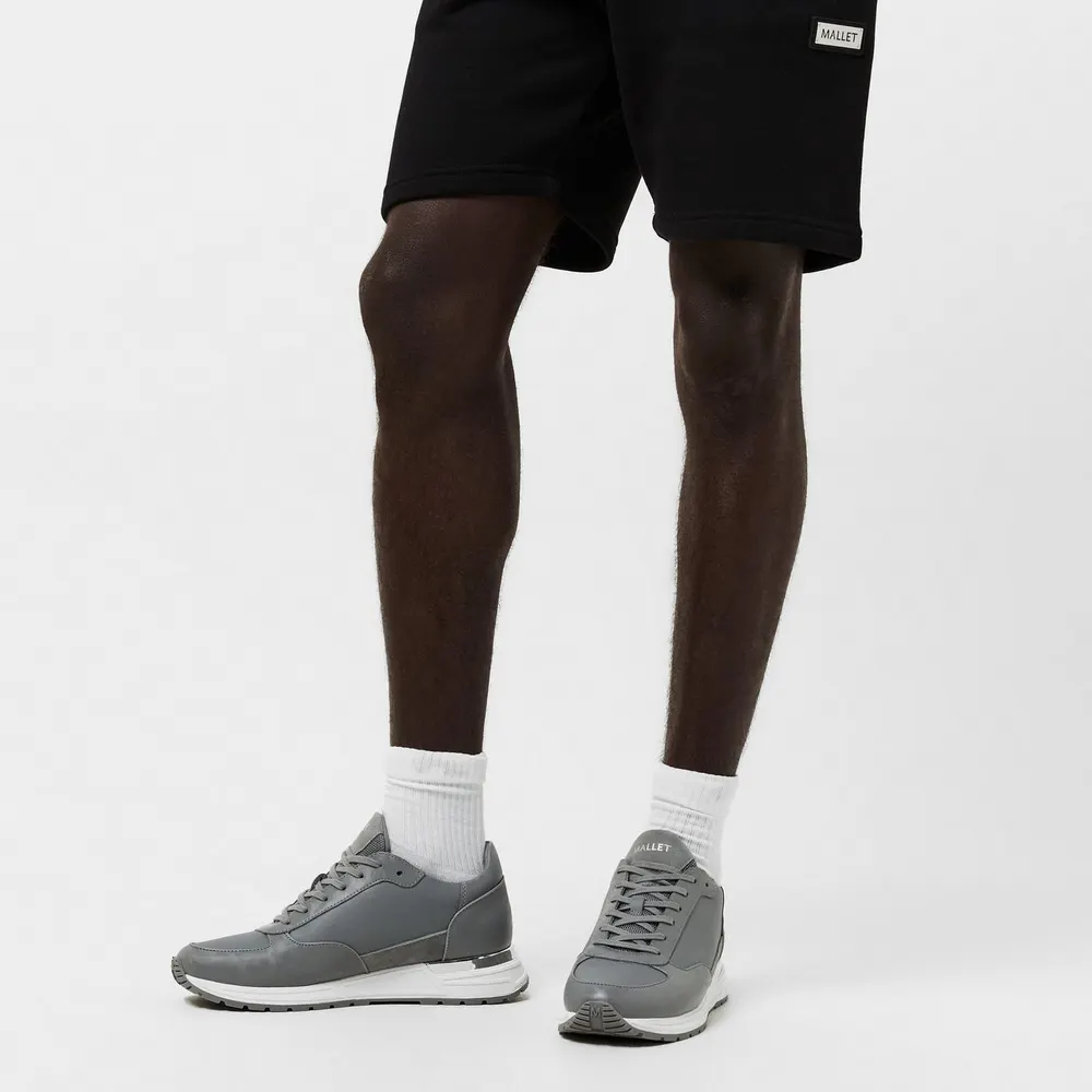 Mallet Popham Camo Trainers in Camo Grey, additional product view 3