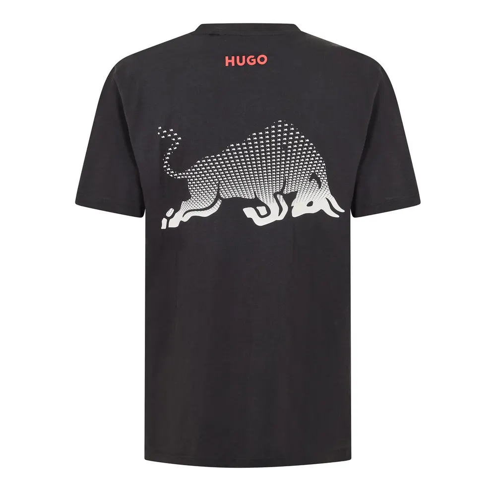 Hugo Men's Vcarb T-Shirt in Black, additional product view 2
