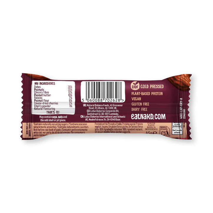 Nakd Protein Bar Cherry 45g detail 2